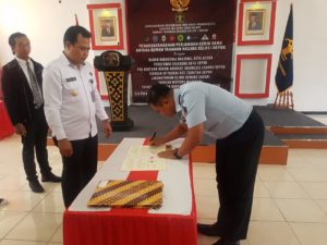 Penandatanganan PKS BNNK Depok dengan Rutan Kelas I Cilodong