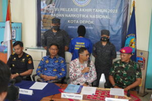 Dokumentasi proses press release akhir tahun 2023 BNN Kota Depok. Dokumentasi proses press release akhir tahun 2023 BNN Kota Depok.